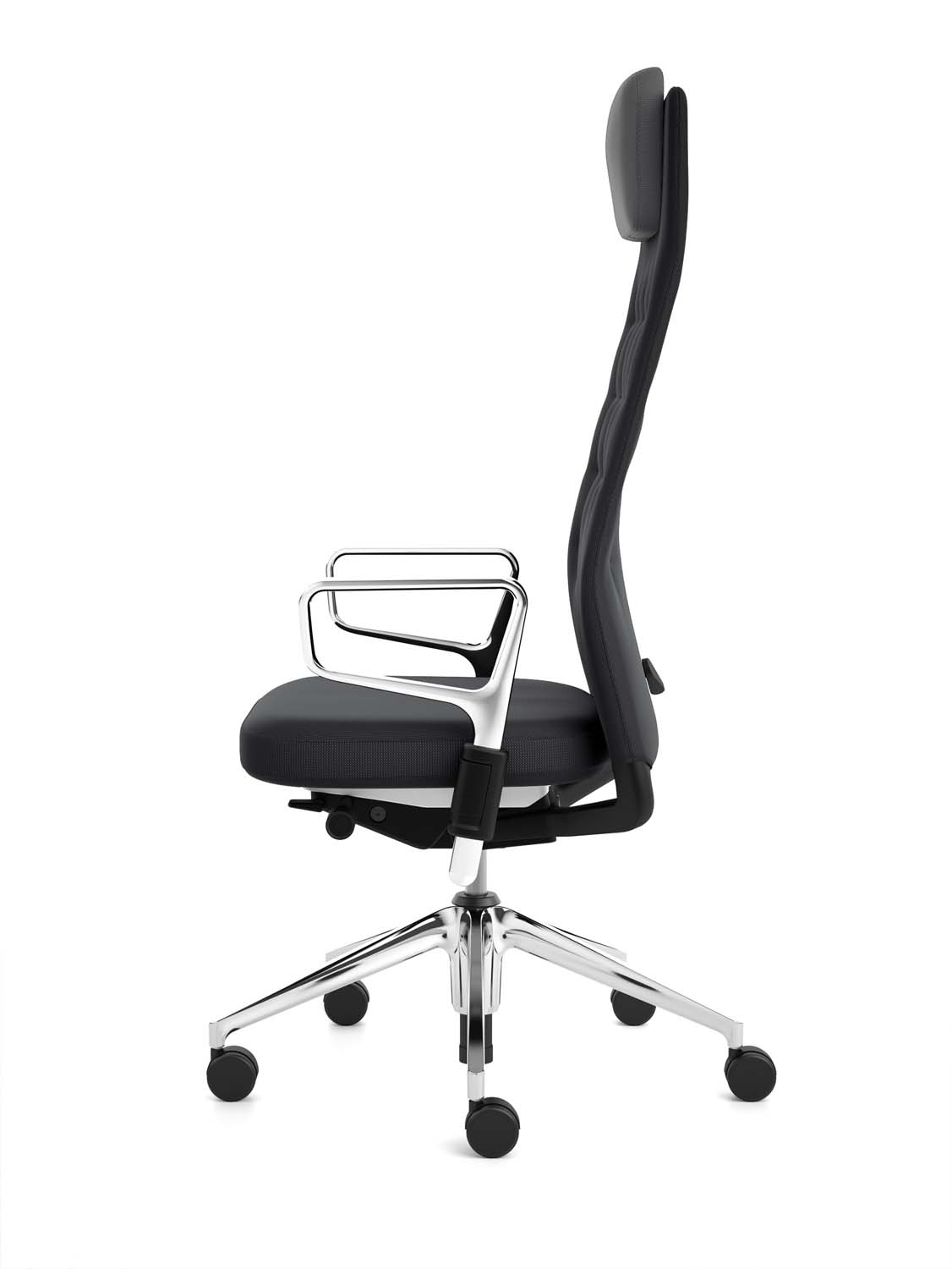 Vitra Drehstuhl ID-Trim L *Medium* Leder, Ringarmlehnen Produktbild