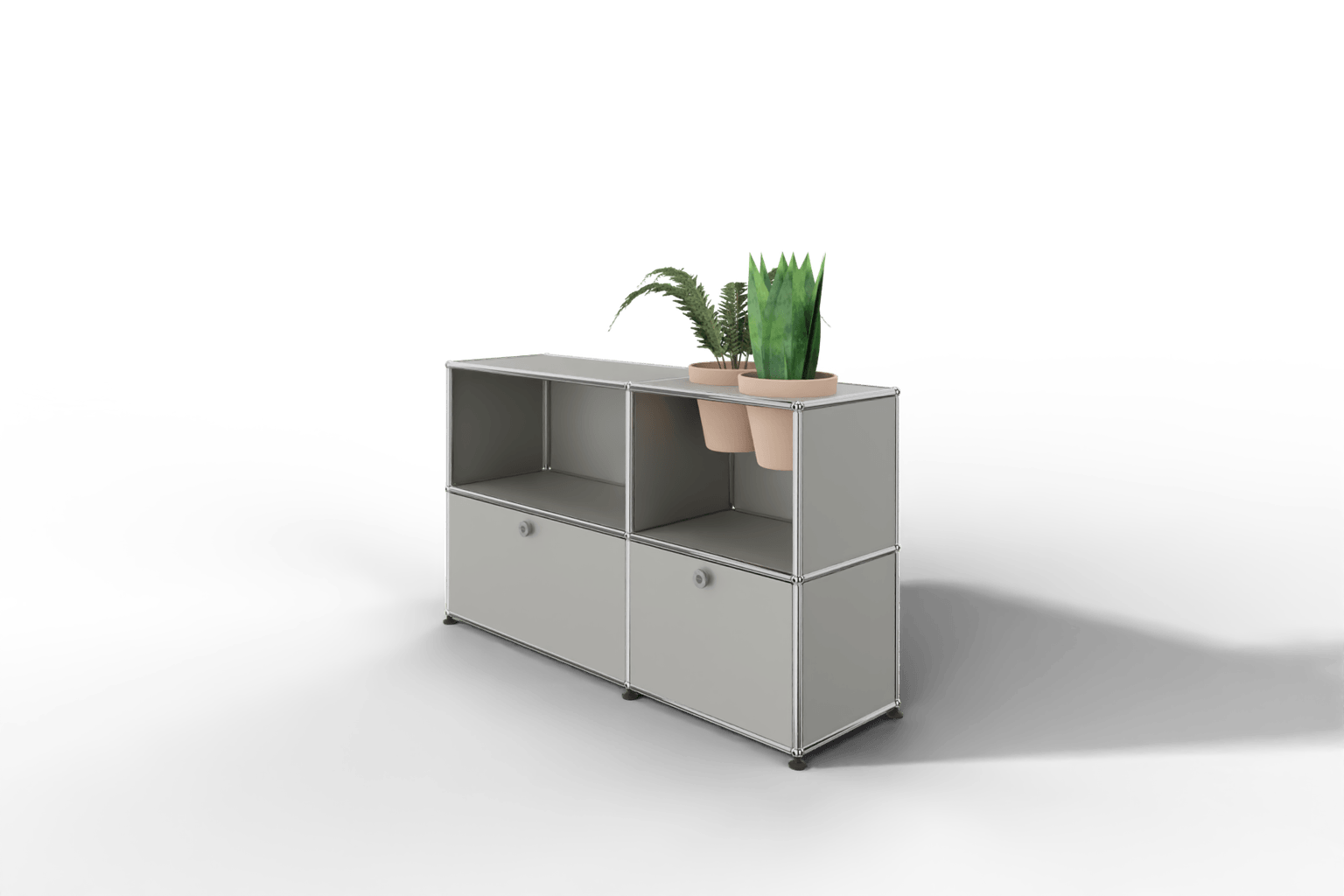 USM Haller Sideboard mit Klapptüren und Pflanzeneinsatz Produktbild