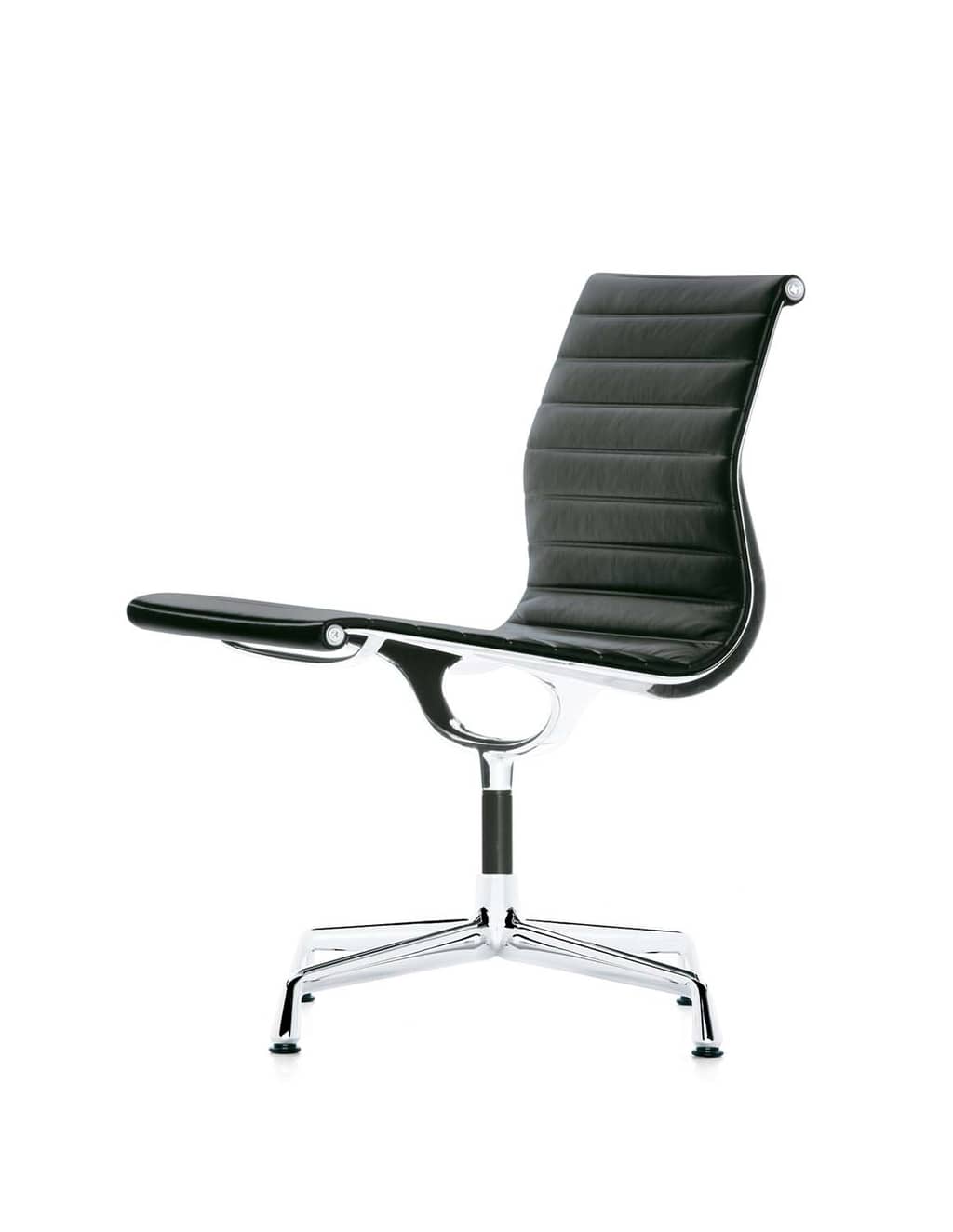 Aluminium Chair EA105, Leder