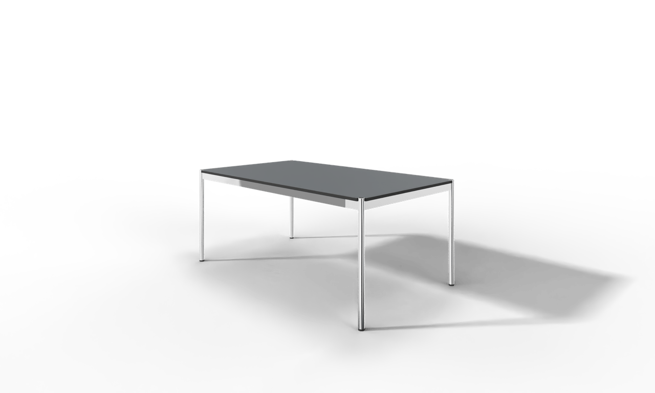 USM Haller Tisch, Tiefe 1000 mm, Linoleum beschichtet, aus 5 Farben wählbar, Tischlänge wählbar Produktbild