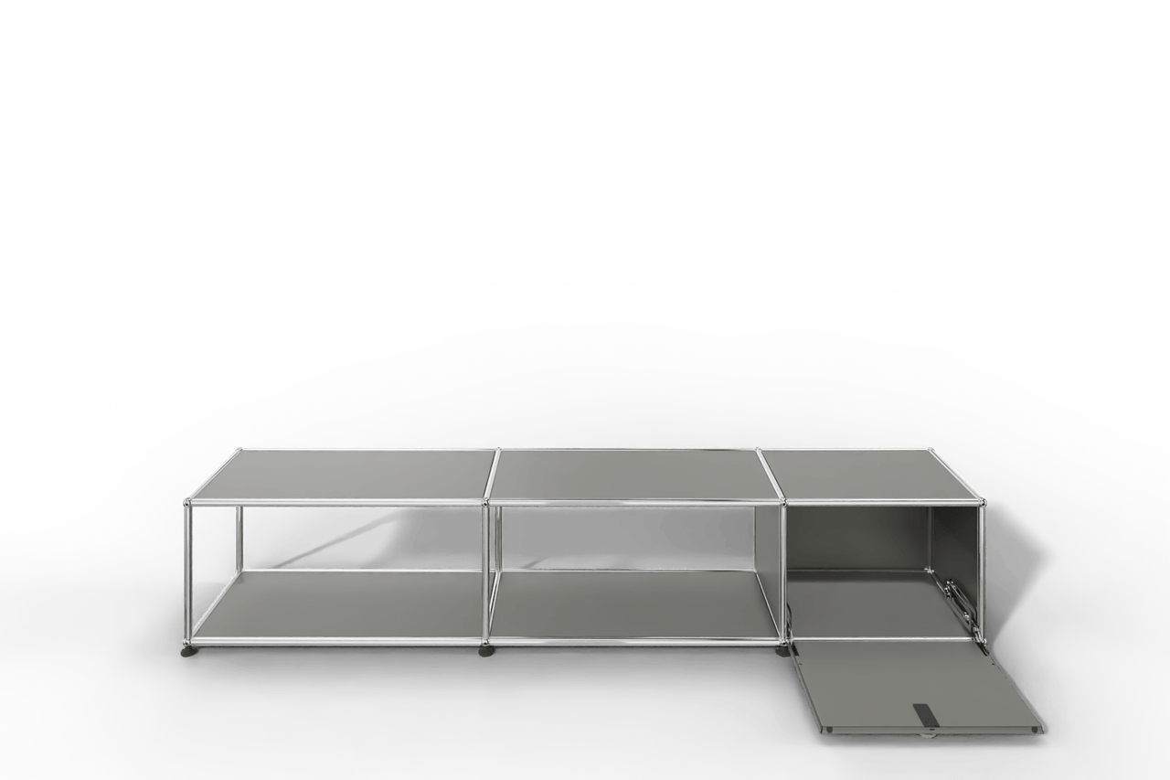 USM Haller Lowboard, mit 1 Klapptüre, von Paul Schärer & Fritz Haller Produktbild