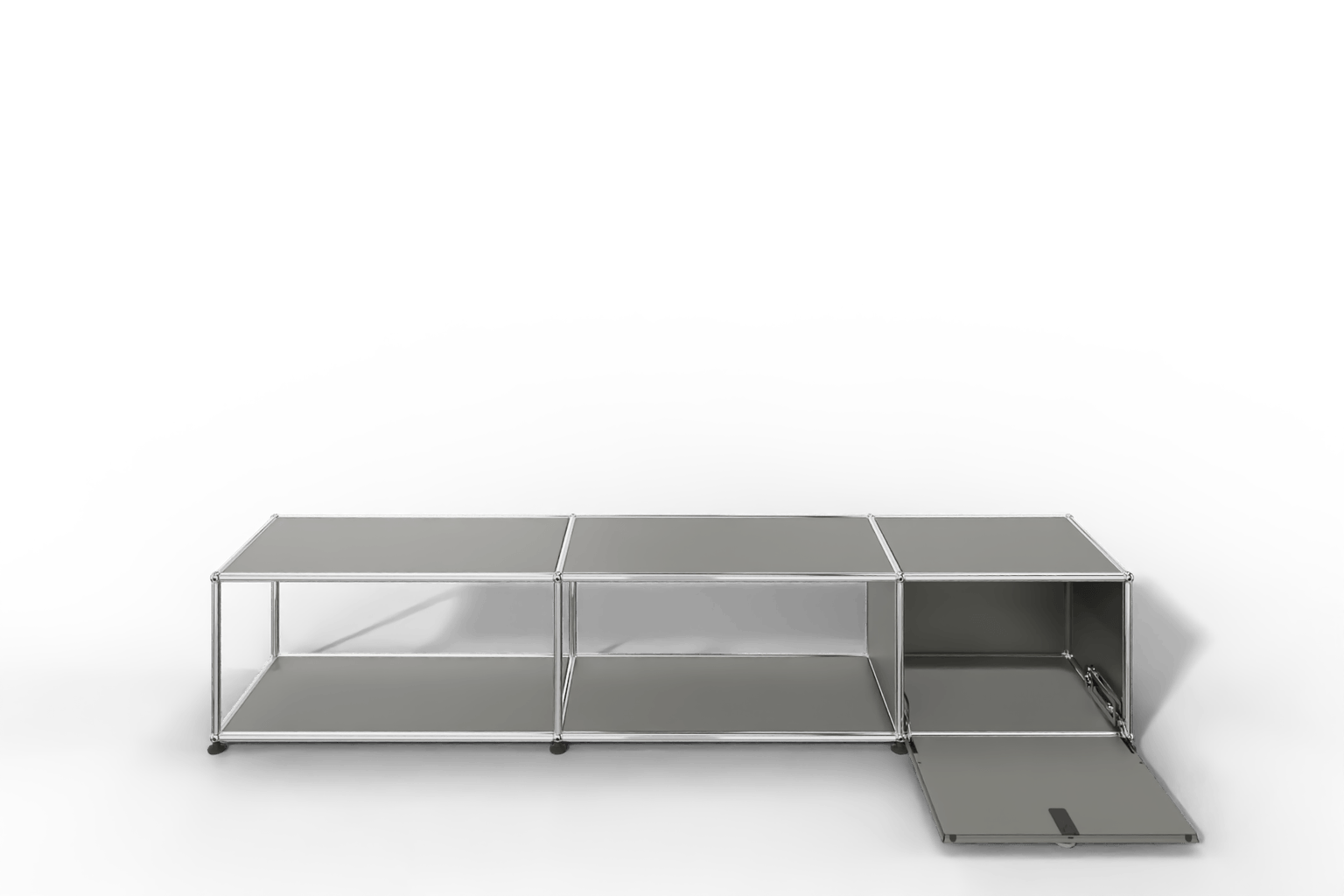 USM Haller Lowboard, mit 1 Klapptüre, von Paul Schärer & Fritz Haller Produktbild