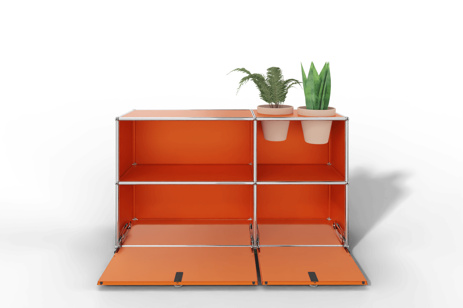 USM Haller Sideboard mit Klapptüren und Pflanzeneinsatz Produktbild