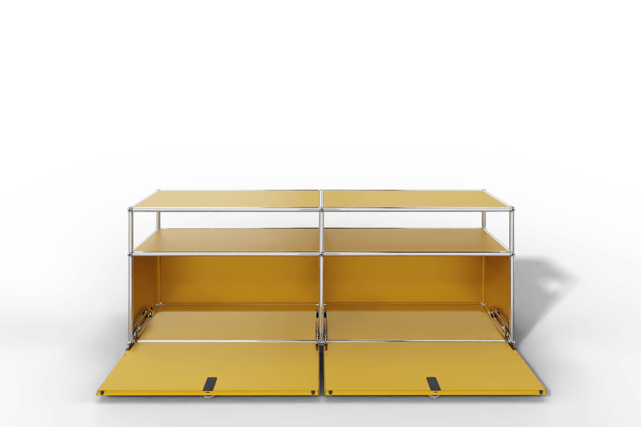 USM Haller Lowboard, mit 2 Klapptüren, von Paul Schärer & Fritz Haller Produktbild