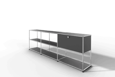 USM Haller Sideboard offen mit einer Klapptüre Produktbild