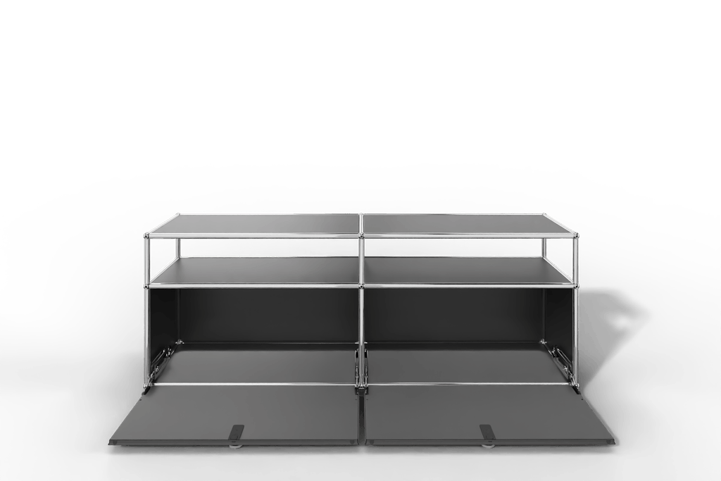 USM Haller Lowboard, mit 2 Klapptüren, von Paul Schärer & Fritz Haller Produktbild