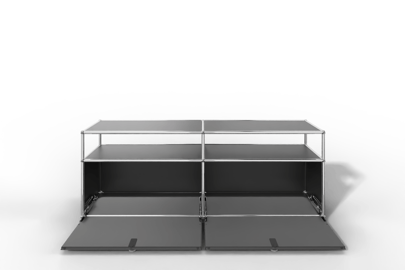 USM Haller Lowboard, mit 2 Klapptüren, von Paul Schärer & Fritz Haller Produktbild