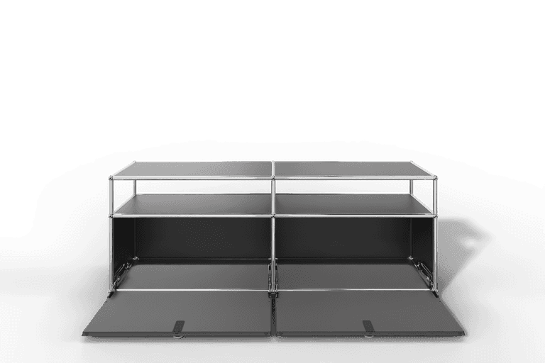 USM Haller Lowboard, mit 2 Klapptüren, von Paul Schärer & Fritz Haller Produktbild