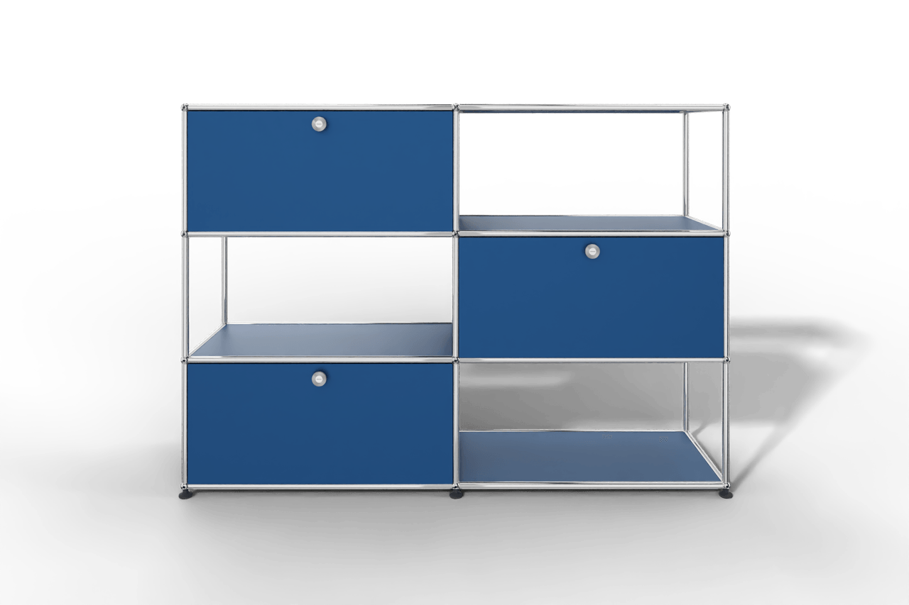 USM Haller Highboard/Raumteiler, 3 offene Elemente, 3 Klapptüren Produktbild