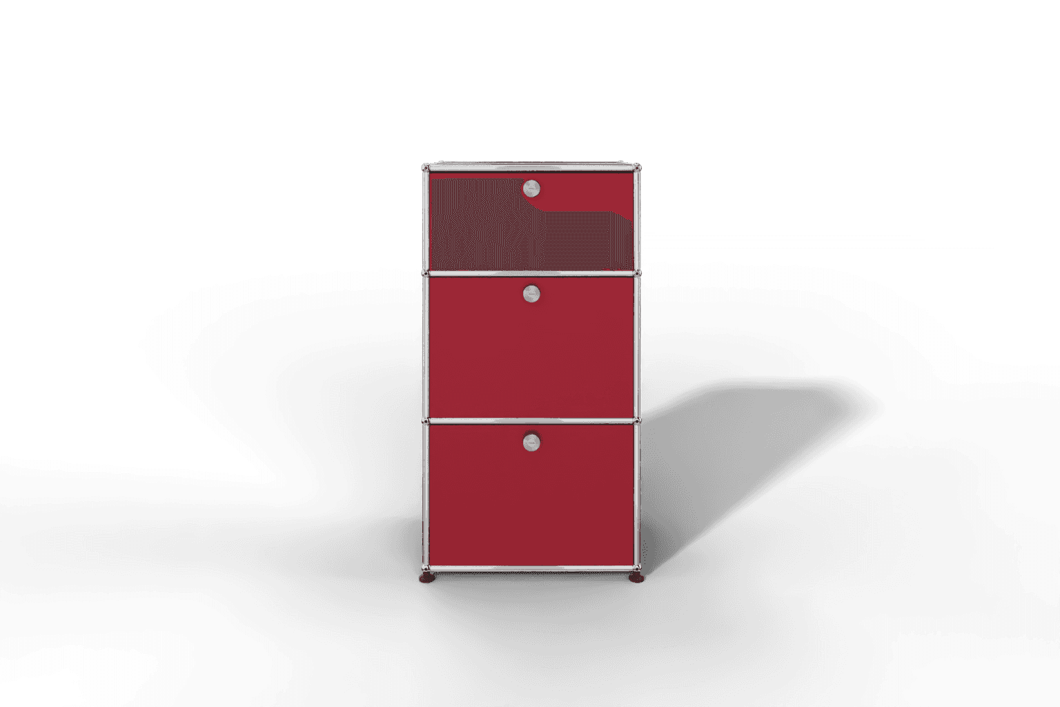 USM Haller schmales Highboard mit 3 Klapptüren. Produktbild