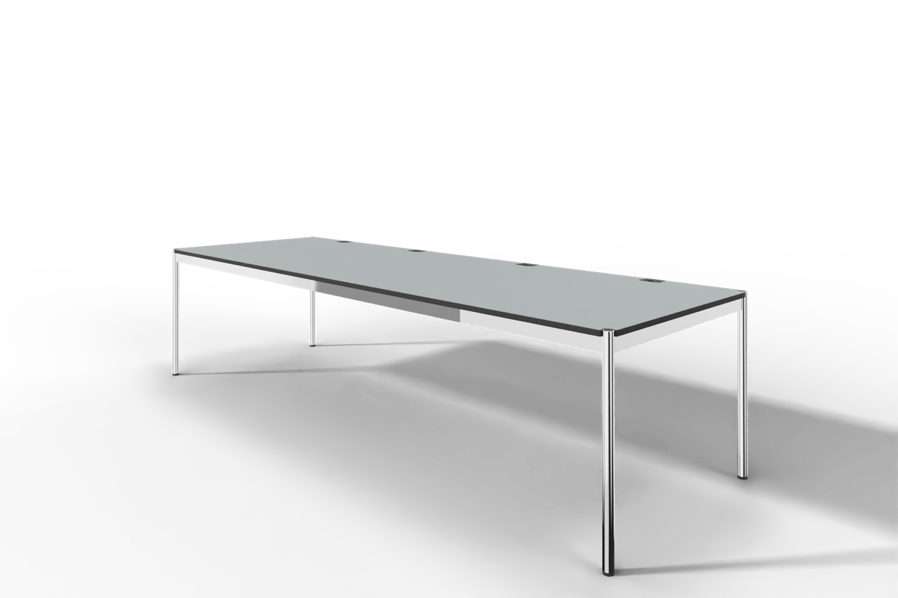 USM Haller Tisch Plus,Tiefe 1000 mm, Oberfläche Linoleum Produktbild