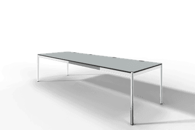 USM Haller Tisch Plus,Tiefe 1000 mm, Oberfläche Linoleum Produktbild