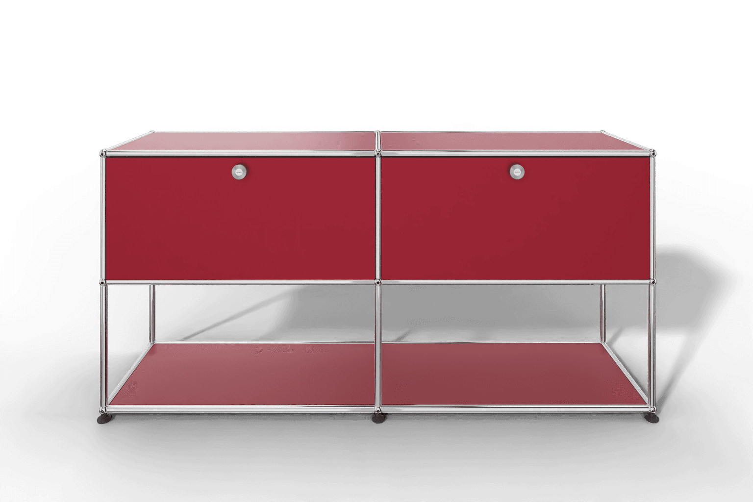 USM Haller Sideboard, 2 Klapptüren, untere Ebene offen Produktbild