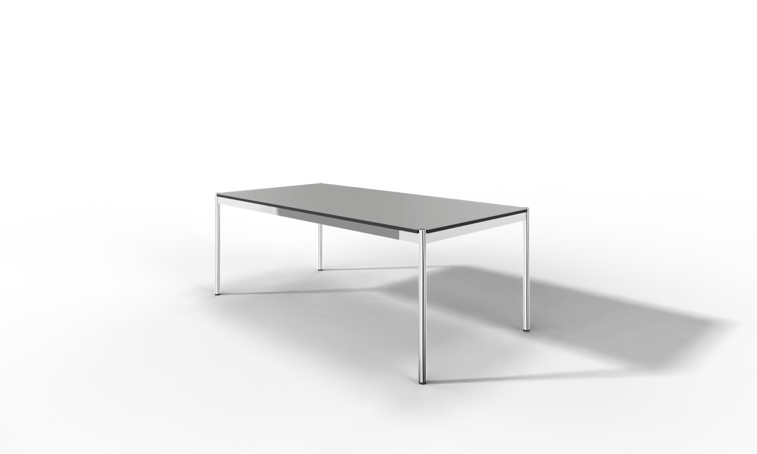 USM Haller Tisch, Tiefe 1000 mm, in Kunstharz, aus 4 Farben wählbar, Tischlänge wählbar Produktbild