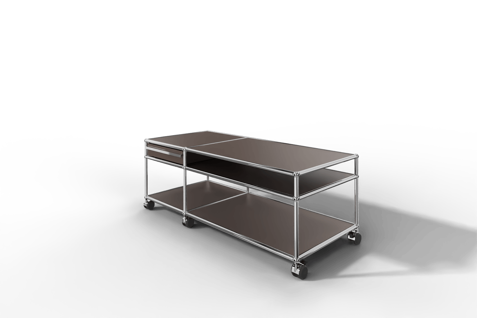 Couchtisch mit Schublade und offenem Fach Produktbild