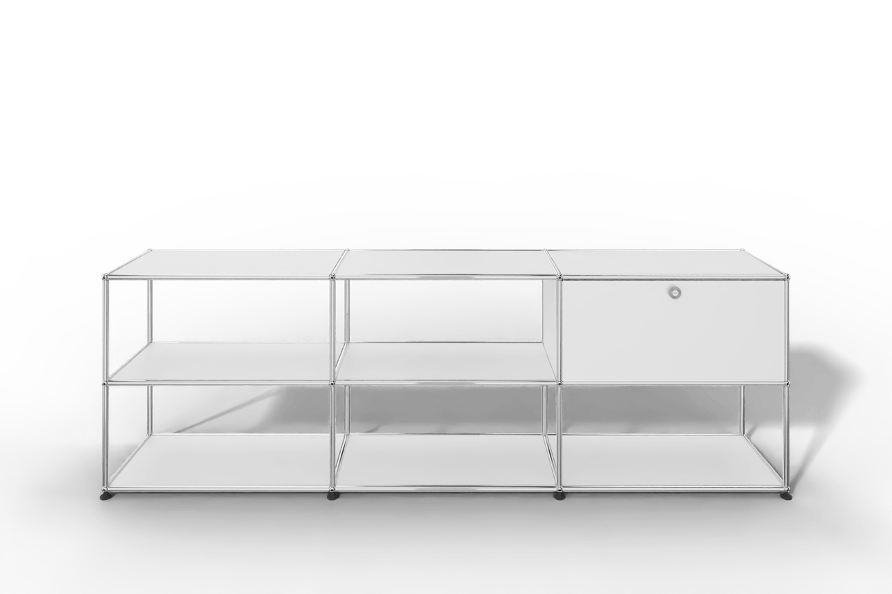 USM Haller Sideboard offen mit einer Klapptüre Produktbild
