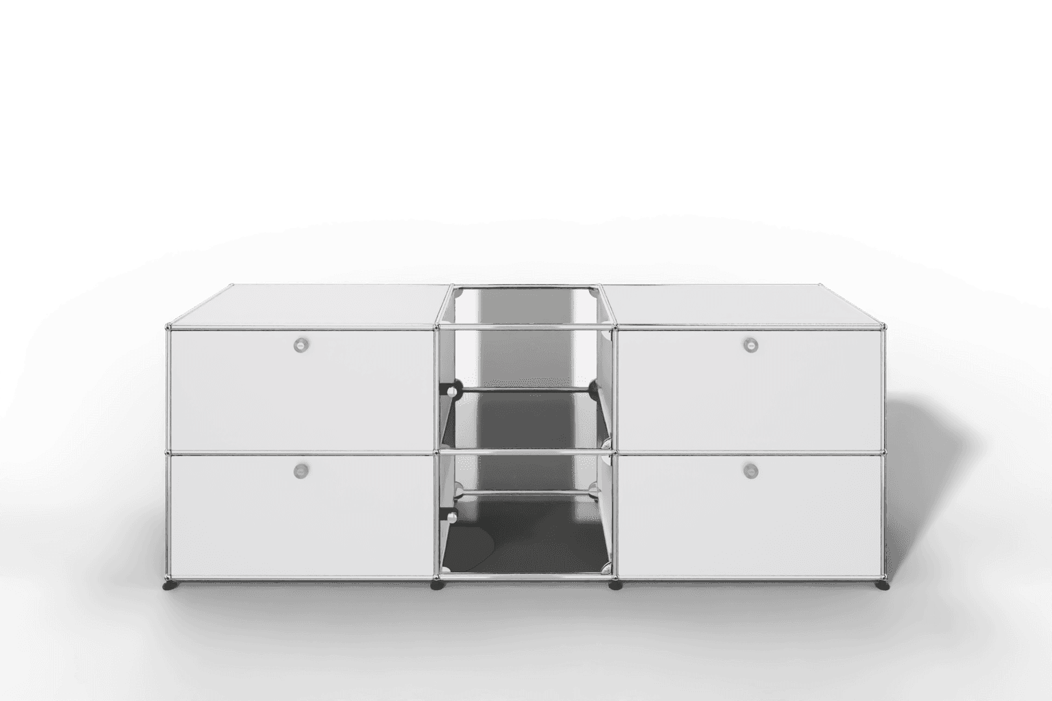 USM Haller Sideboard mit Vitrinen-Element Produktbild