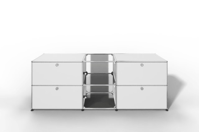 USM Haller Sideboard mit Vitrinen-Element