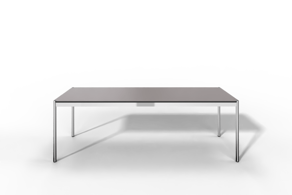 USM Haller Tisch, Tiefe 750 mm, in Kunstharz, aus 4 Farben wählbar, Tischlänge wählbar