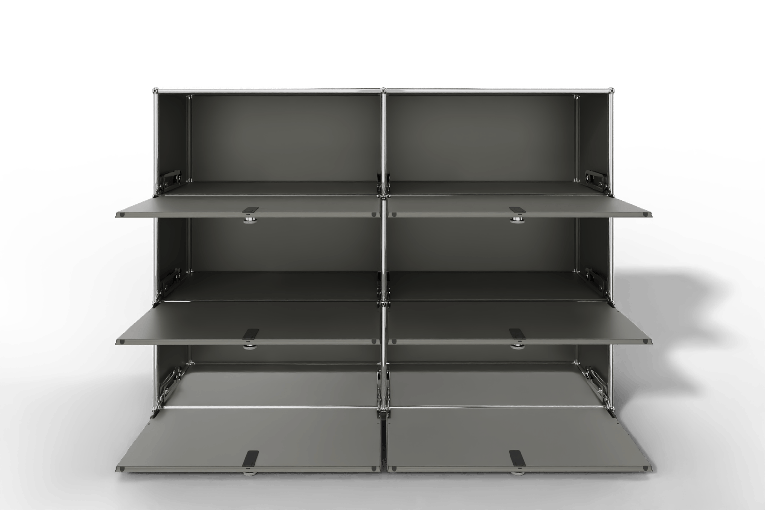 USM Haller Highboard, mit 6 Klapptüren, von Paul Schärer & Fritz Haller Produktbild