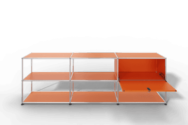 USM Haller Sideboard offen mit einer Klapptüre Produktbild