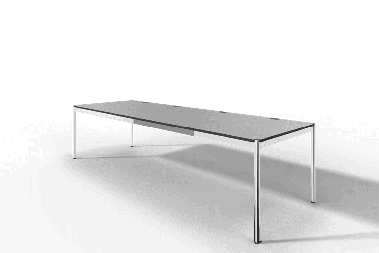USM Haller Tisch Plus,Tiefe 1000 mm, Oberfläche Kunstharz Produktbild