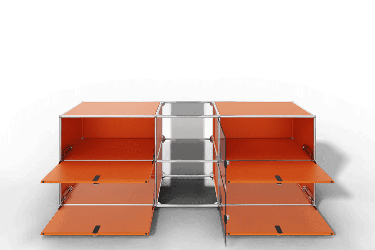 USM Haller Sideboard mit Vitrinen-Element Produktbild