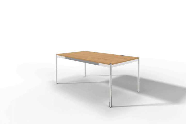 USM Haller Tisch Plus,Tiefe 1000 mm, Oberfläche Holz furniert Produktbild