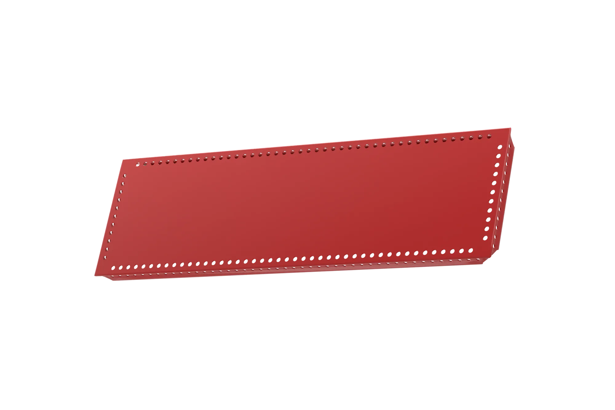 USM Haller Tablar Gelocht Rubinrot 500x150 Produktbild
