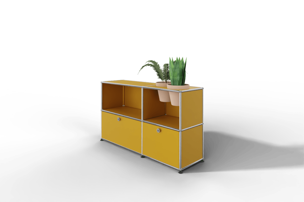 USM Haller Sideboard mit Klapptüren und Pflanzeneinsatz Produktbild