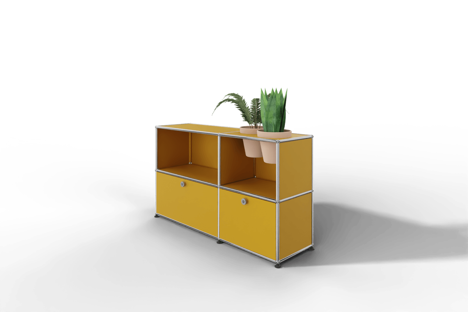 USM Haller Sideboard mit Klapptüren und Pflanzeneinsatz Produktbild