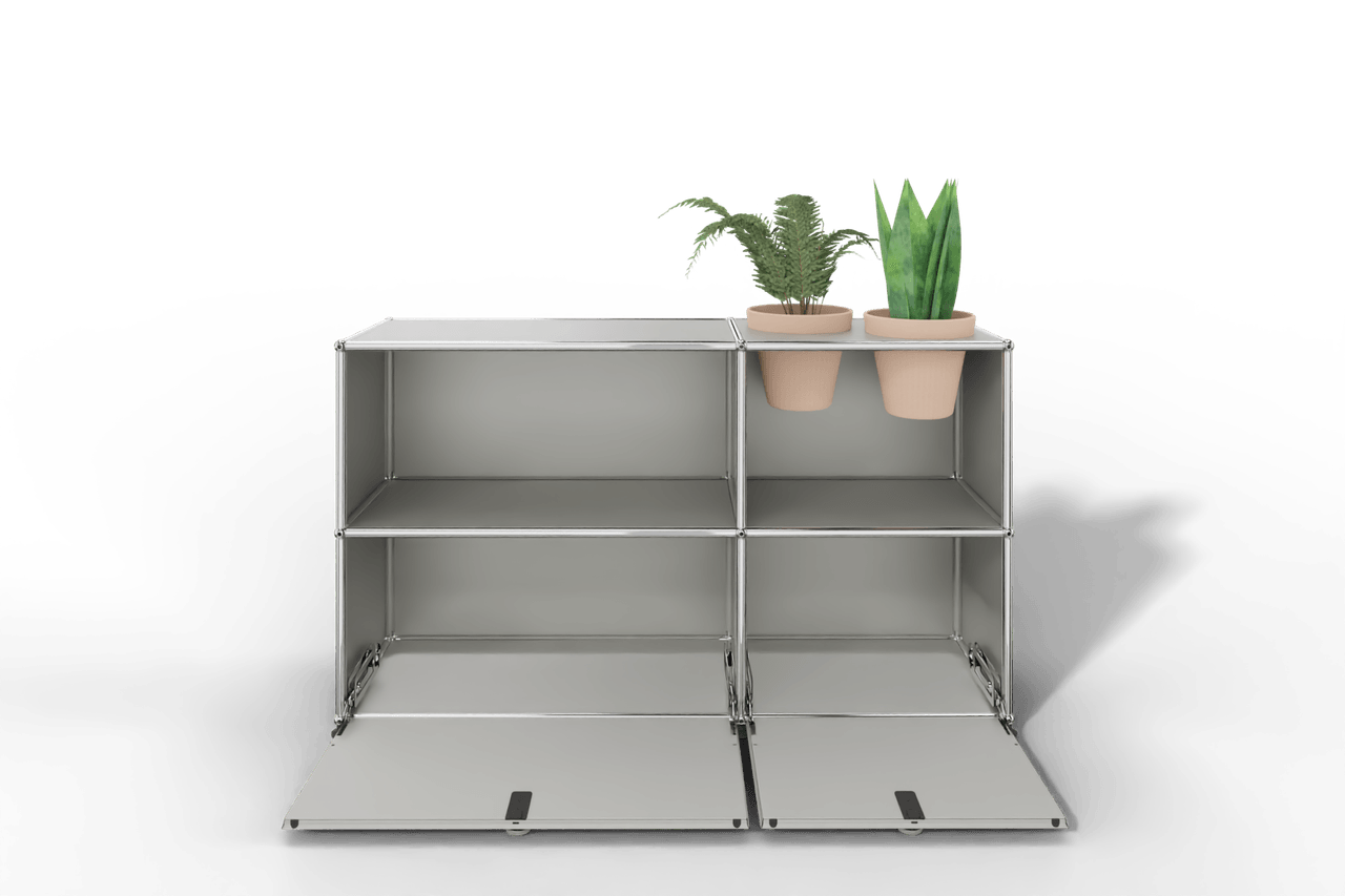 USM Haller Sideboard mit Klapptüren und Pflanzeneinsatz Produktbild