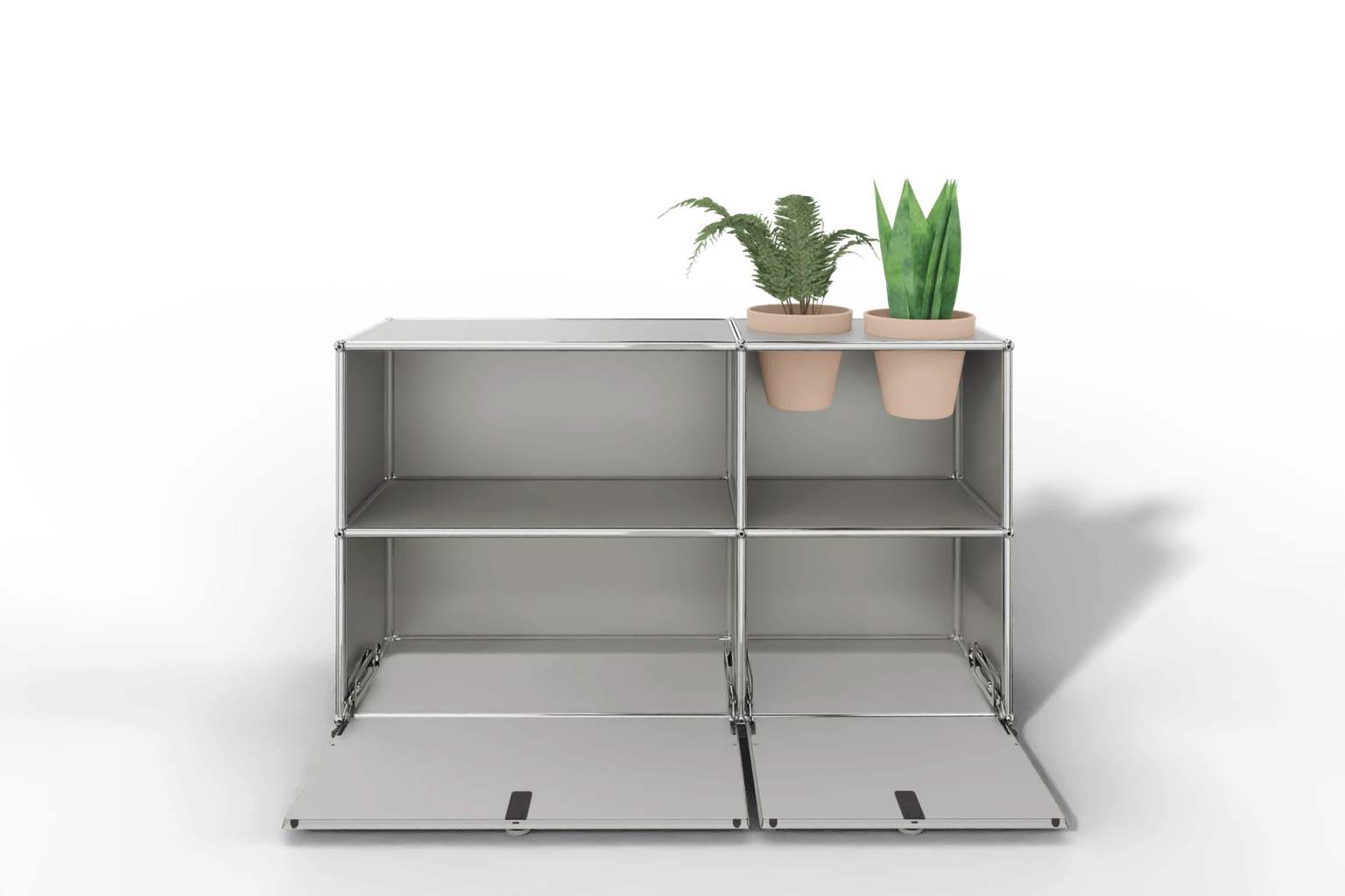 USM Haller Sideboard mit Klapptüren und Pflanzeneinsatz Produktbild