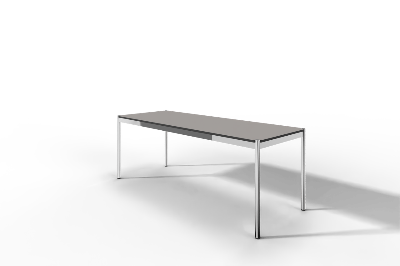 USM Haller Tisch, Tiefe 750 mm, in Fenix, aus 3 Farben wählbar, Tischlänge wählbar Produktbild
