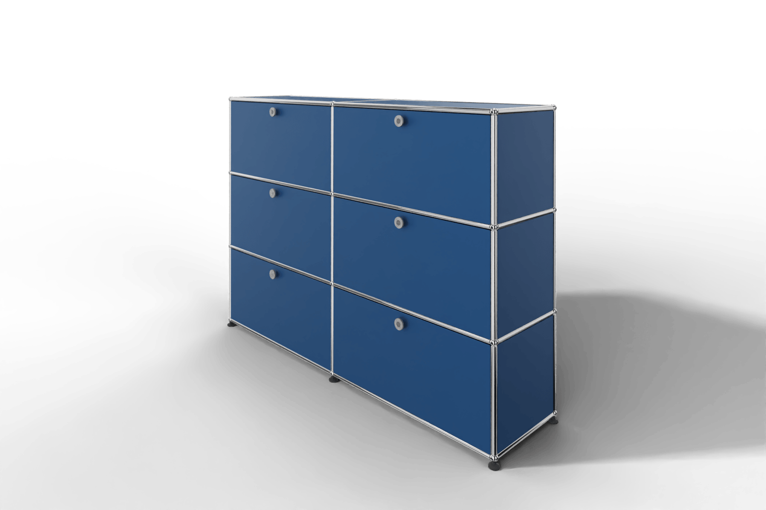 USM Haller Highboard, mit 6 Klapptüren, von Paul Schärer & Fritz Haller Produktbild