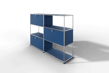 USM Haller Highboard/Raumteiler, 3 offene Elemente, 3 Klapptüren Produktbild