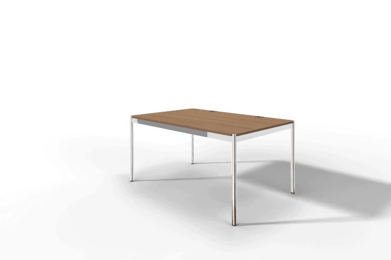 USM Haller Tisch Plus,Tiefe 1000 mm, Oberfläche Holz furniert Produktbild