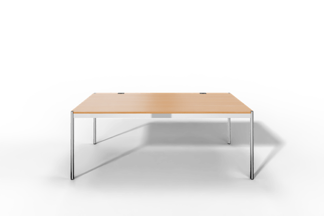 USM Haller Tisch Plus,Tiefe 1000 mm, Oberfläche Holz furniert
