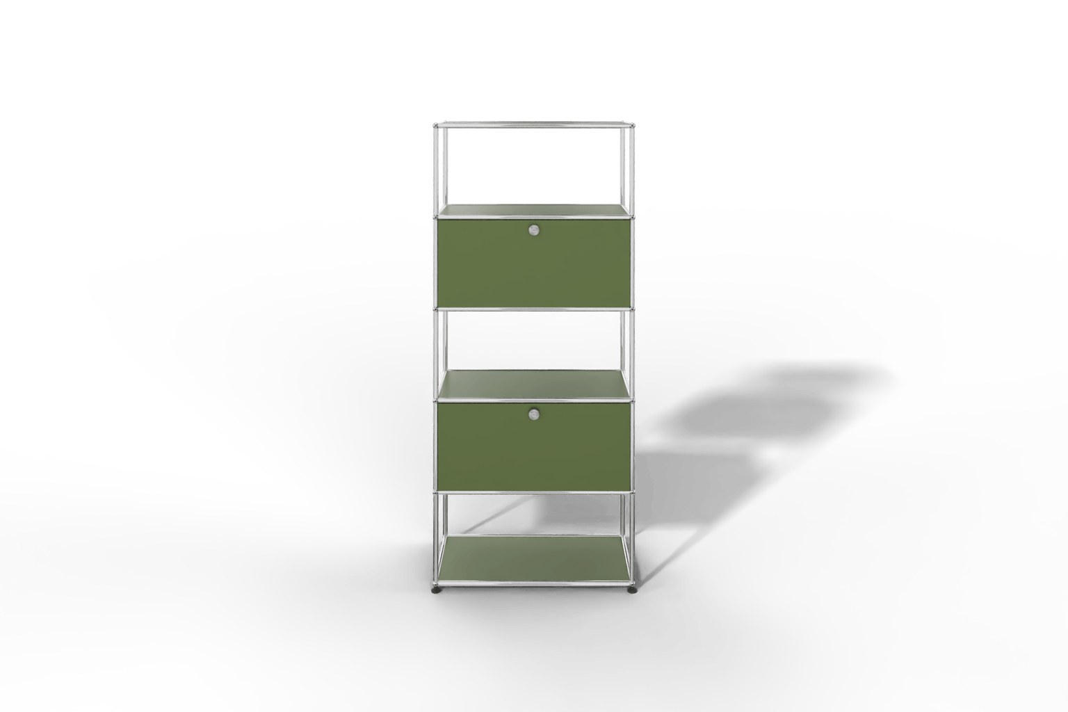 USM Haller Regal mit 2 geschlossenen Fächern und 3 offenen Fächern Produktbild