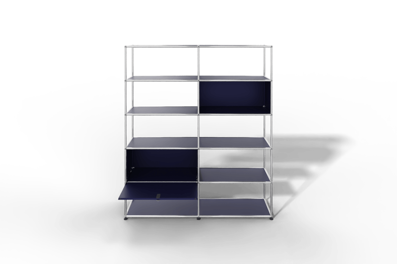 USM Haller Regalwand, offene und geschlossene Fächer kombiniert Produktbild