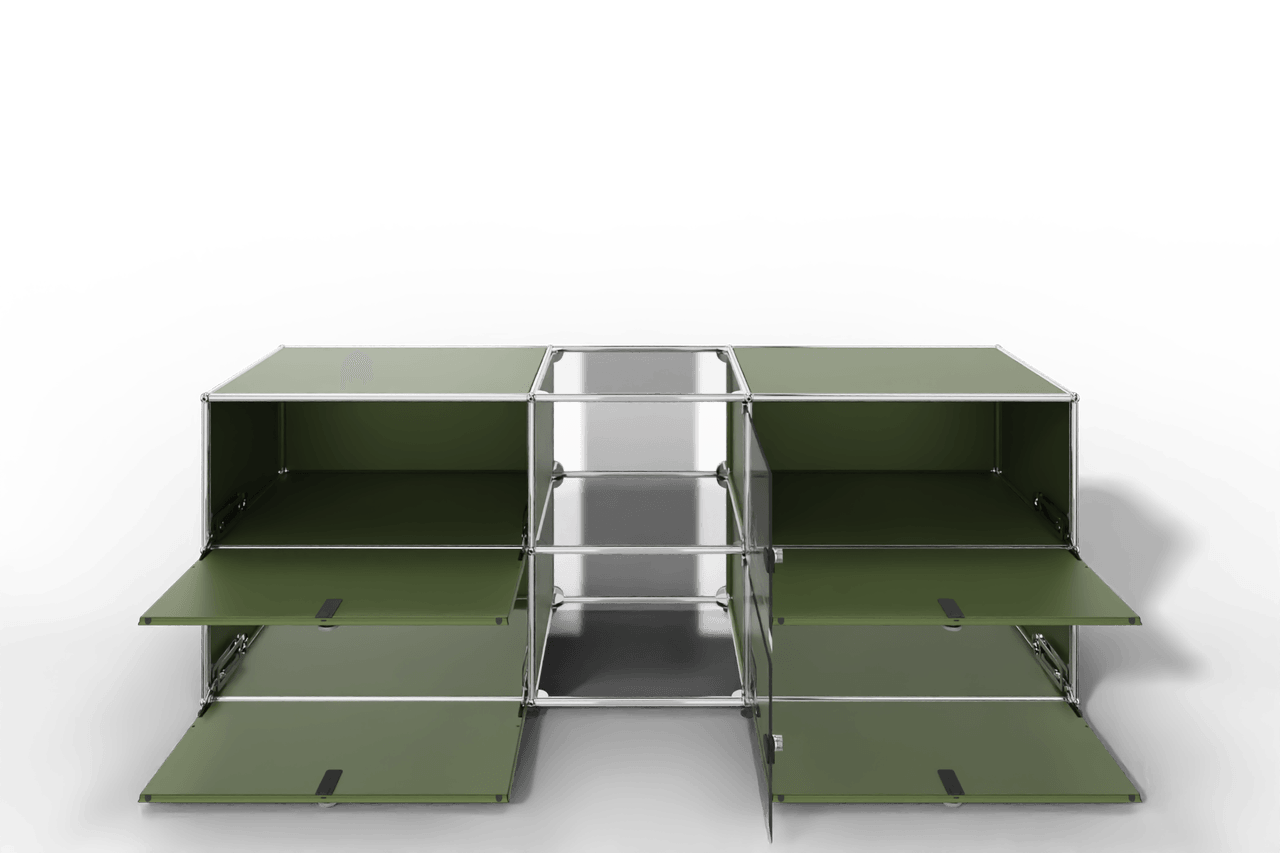 USM Haller Sideboard mit Vitrinen-Element Produktbild