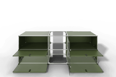 USM Haller Sideboard mit Vitrinen-Element Produktbild