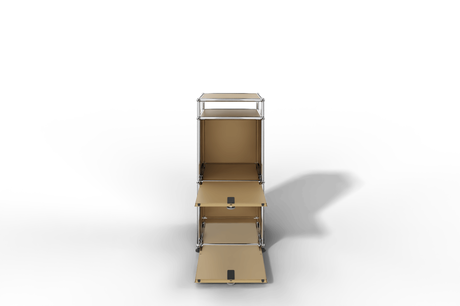 Schmales Highboard mit 2 Klapptüren Produktbild
