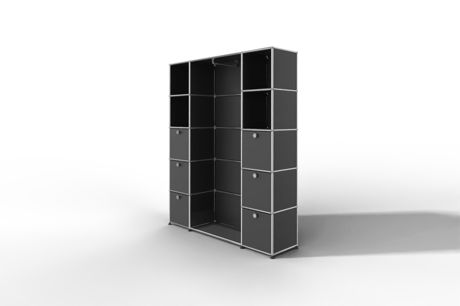 USM Haller Garderobe, 1450 mm breit, mit Klapptüren Produktbild