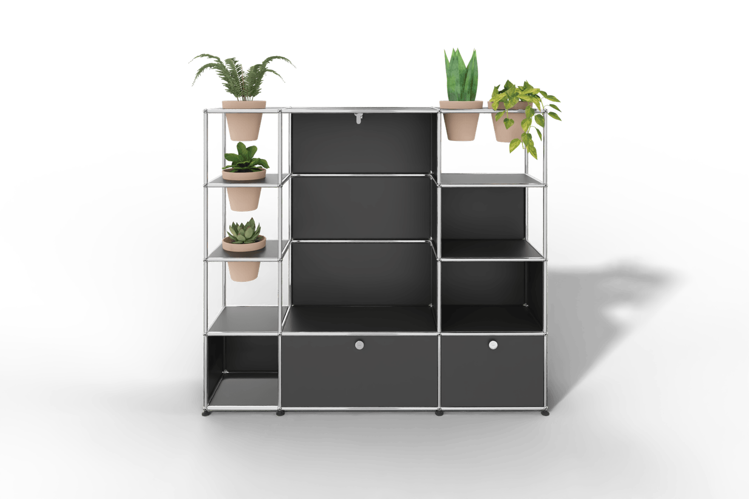 USM Haller Garderobe mit Pflanzeneinsatz Produktbild