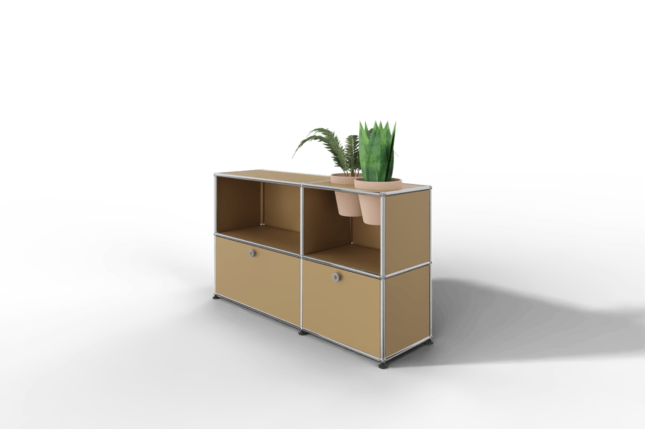 USM Haller Sideboard mit Klapptüren und Pflanzeneinsatz Produktbild