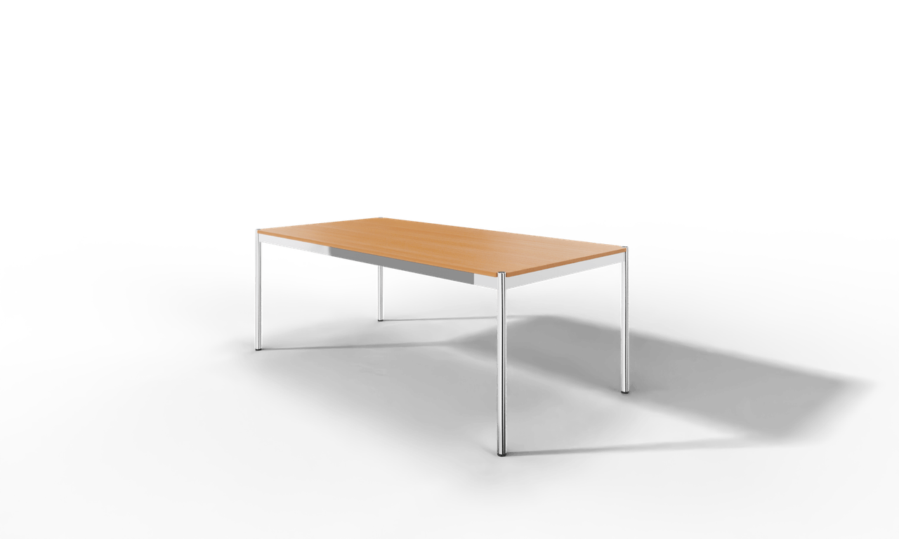 USM Haller Tisch, Tiefe 1000 mm, Holz furniert, geölt / lackiert, Oberfläche wählbar, Länge wählbar Produktbild