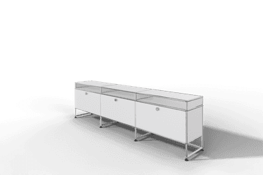 USM Haller TV-Lowboard, von Paul Schärer & Fritz Haller Produktbild