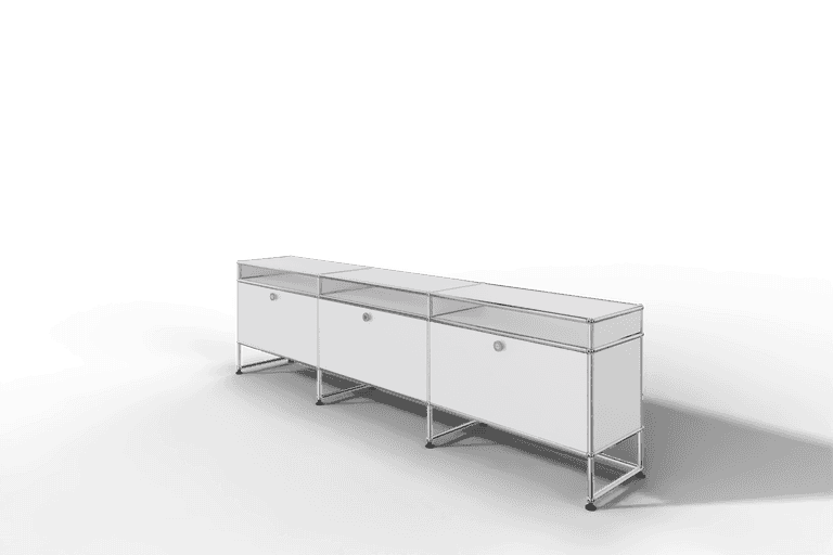 USM Haller TV-Lowboard, von Paul Schärer & Fritz Haller Produktbild