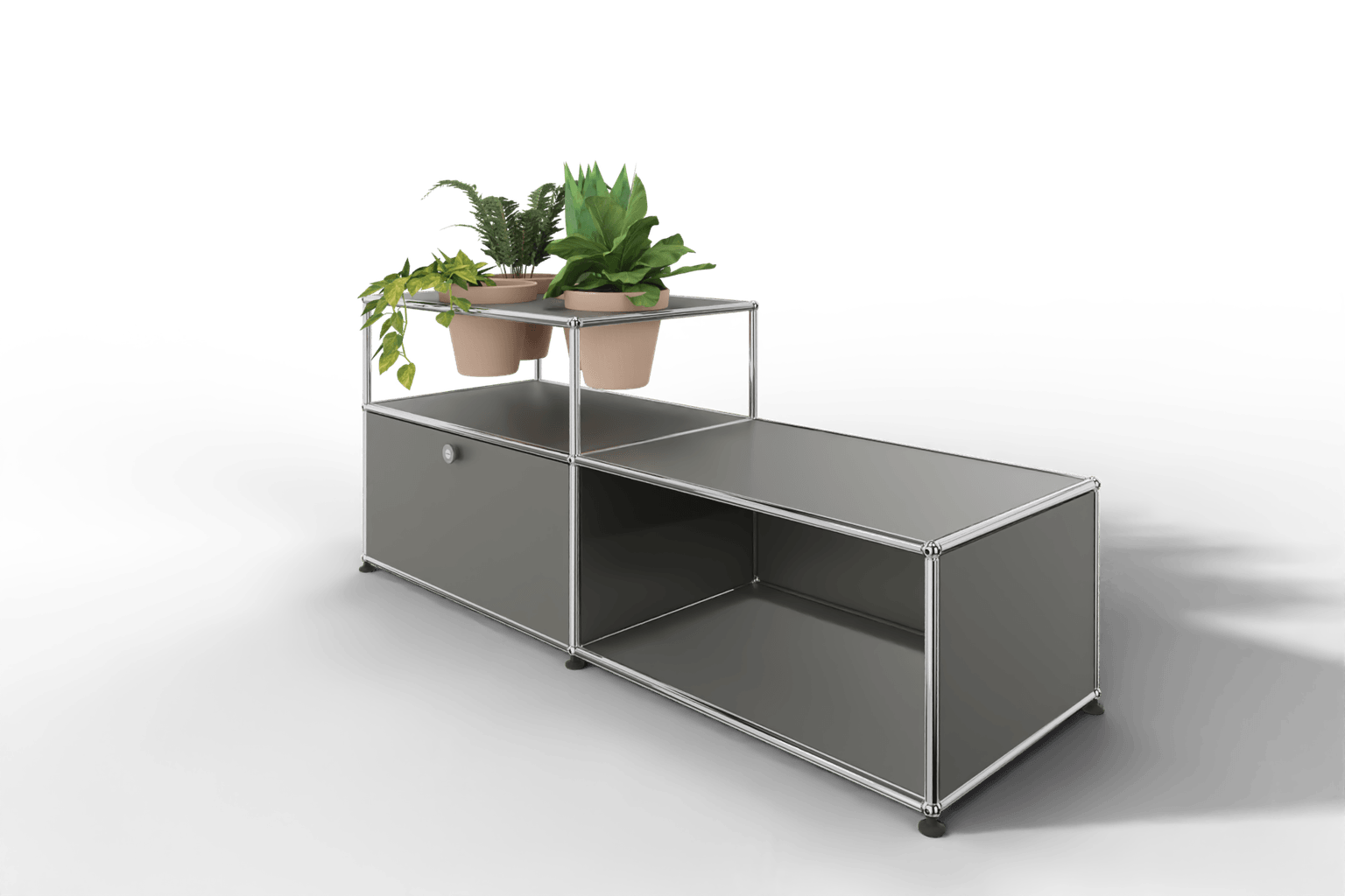 USM Haller Lowboard mit Pflanzeneinlage Produktbild